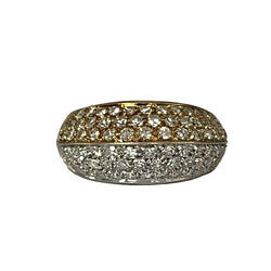 Bague Diamants en or jaune et gris - Castafiore