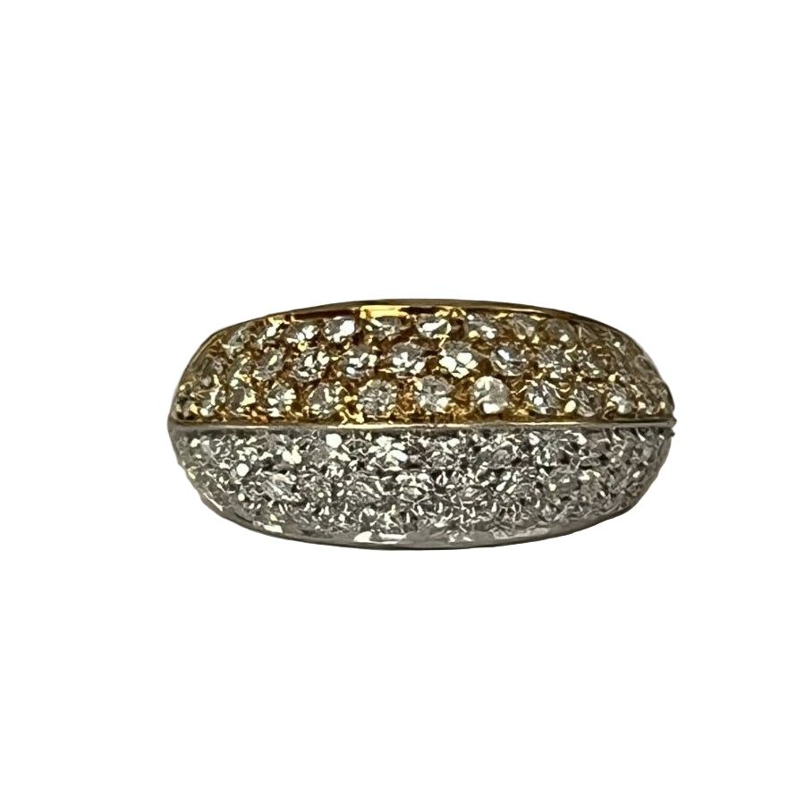 Bague Diamants en or jaune et gris - Castafiore