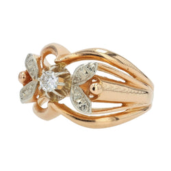 Bague Diamants en or rose et blanc - Castafiore