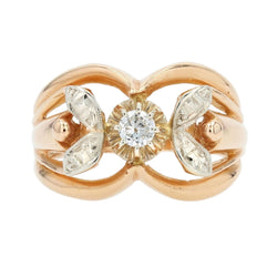 Bague Diamants en or rose et blanc - Castafiore