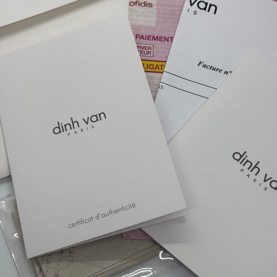 Bague DINH VAN 2 cubes XL en or blanc et diamants - Castafiore