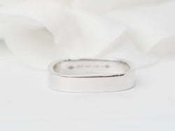Bague Dinh Van carrée en or blanc - Castafiore