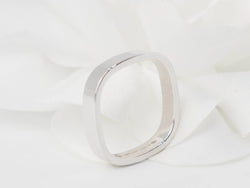 Bague Dinh Van carrée en or blanc - Castafiore