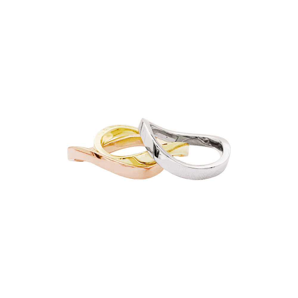 Bague DINH VAN en or blanc, or jaune et or rose - Castafiore
