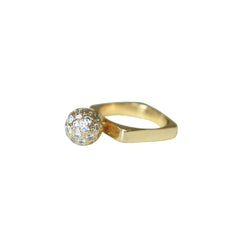 Bague DINH VAN en or jaune et diamants - Castafiore