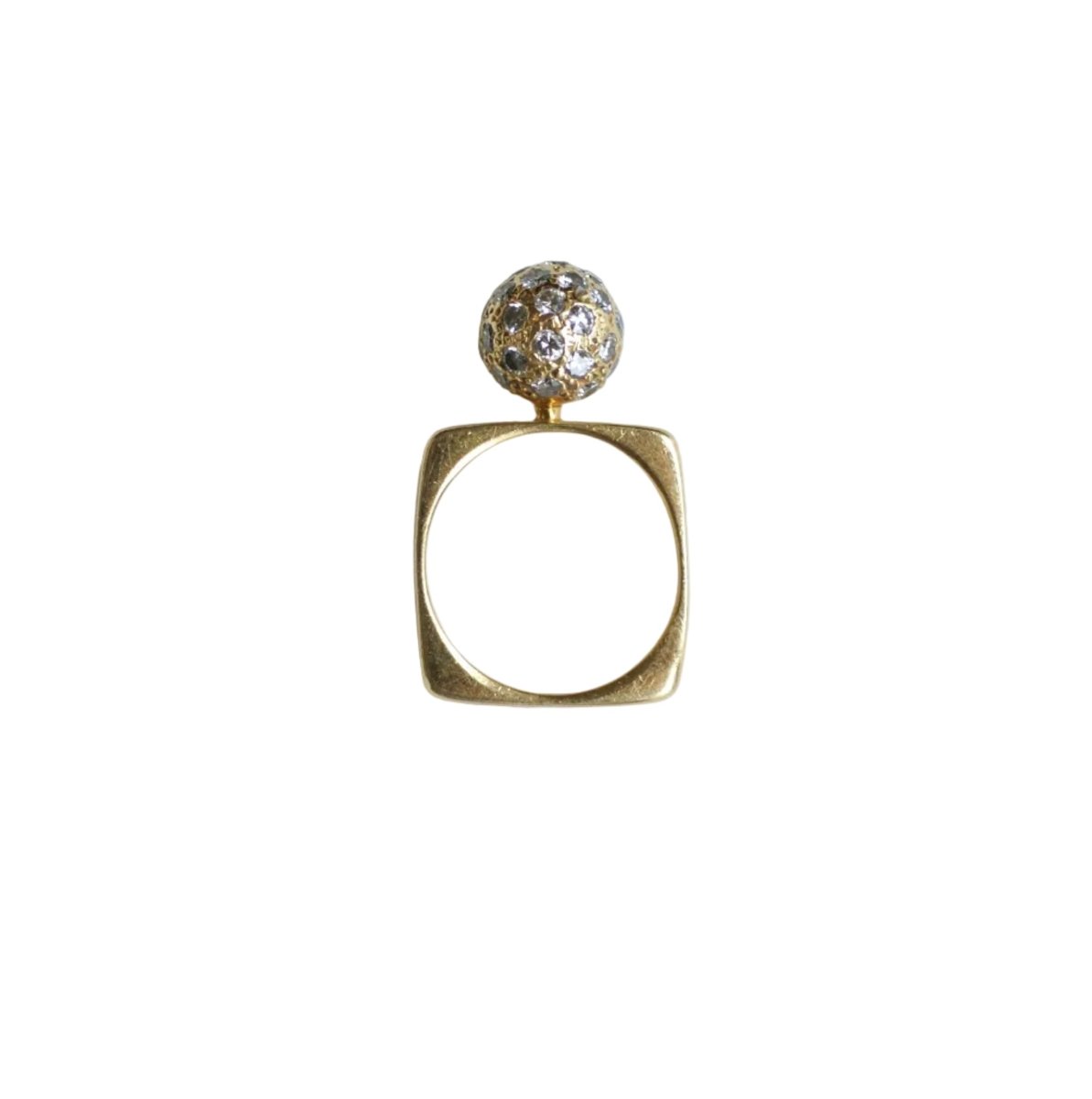 Bague DINH VAN en or jaune et diamants - Castafiore