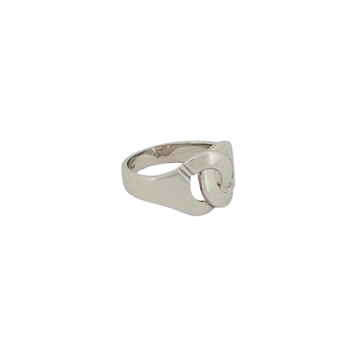 DINH VAN “Handcuffs” ring in white gold