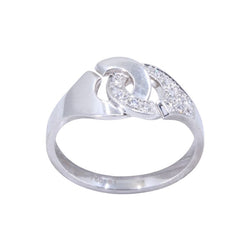 Bague DINH VAN "Menottes" en or blanc et diamants - Castafiore