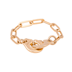 Bague DINH VAN "Menottes" en or rose - Castafiore