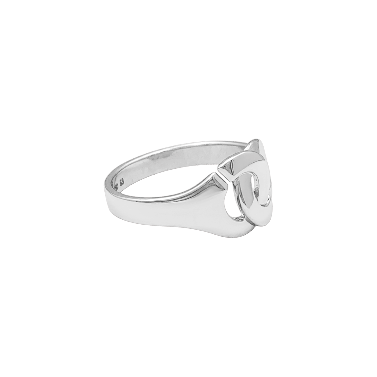 Bague DINH VAN "Menottes R10" en or blanc - Castafiore