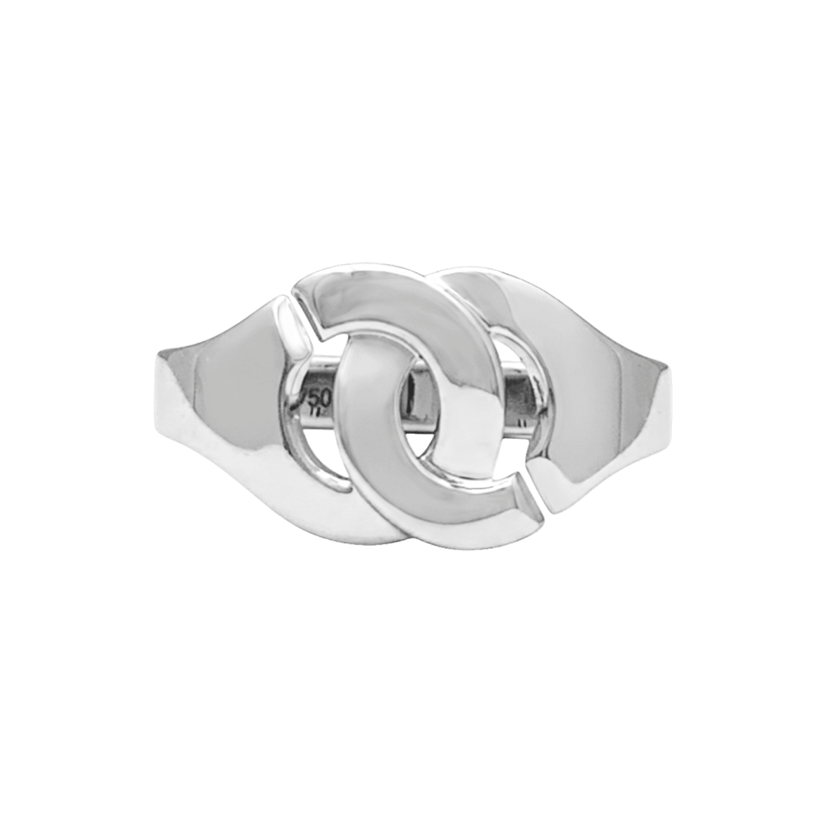 Bague DINH VAN "Menottes R10" en or blanc - Castafiore