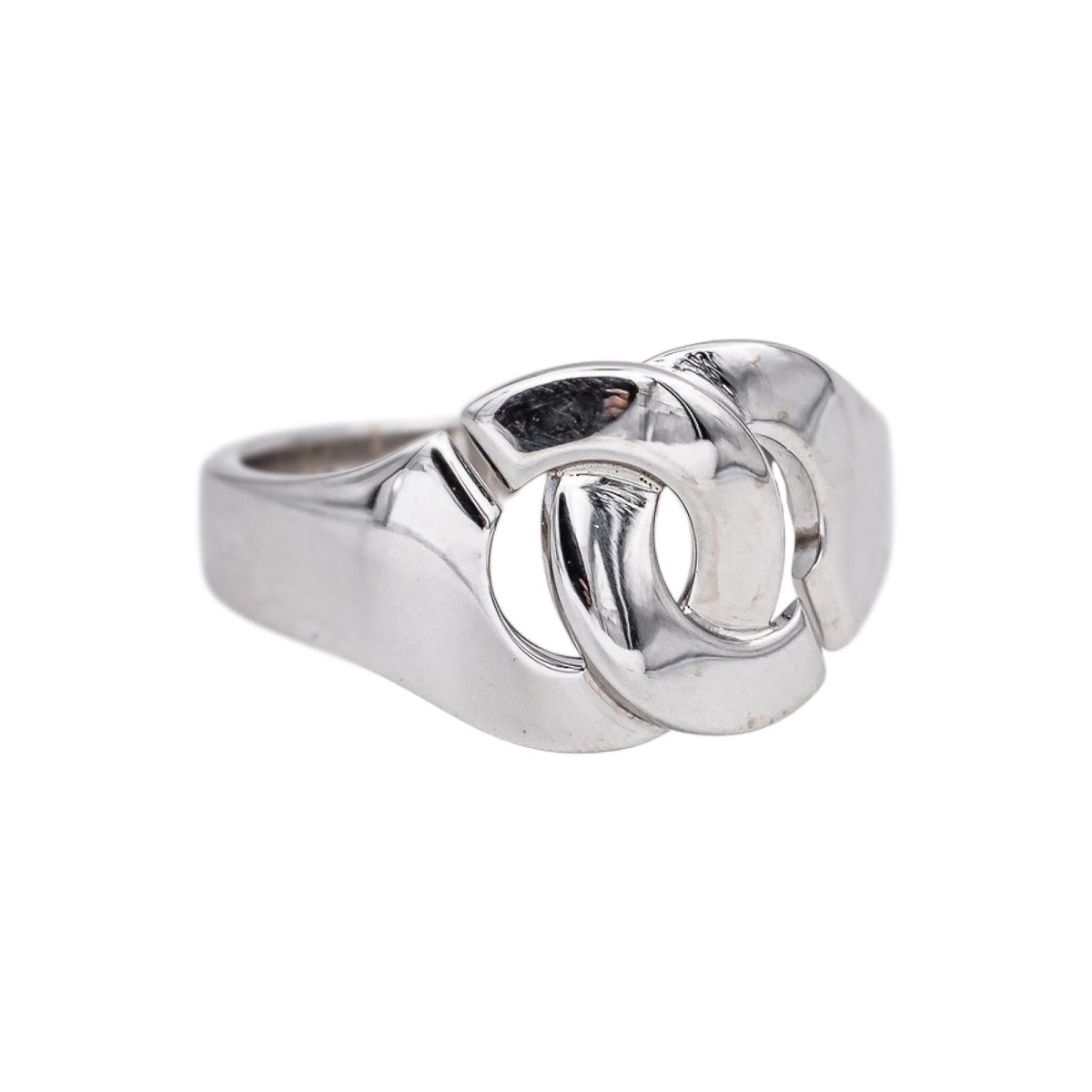 Bague DINH VAN "Menottes R12" en or blanc - Castafiore