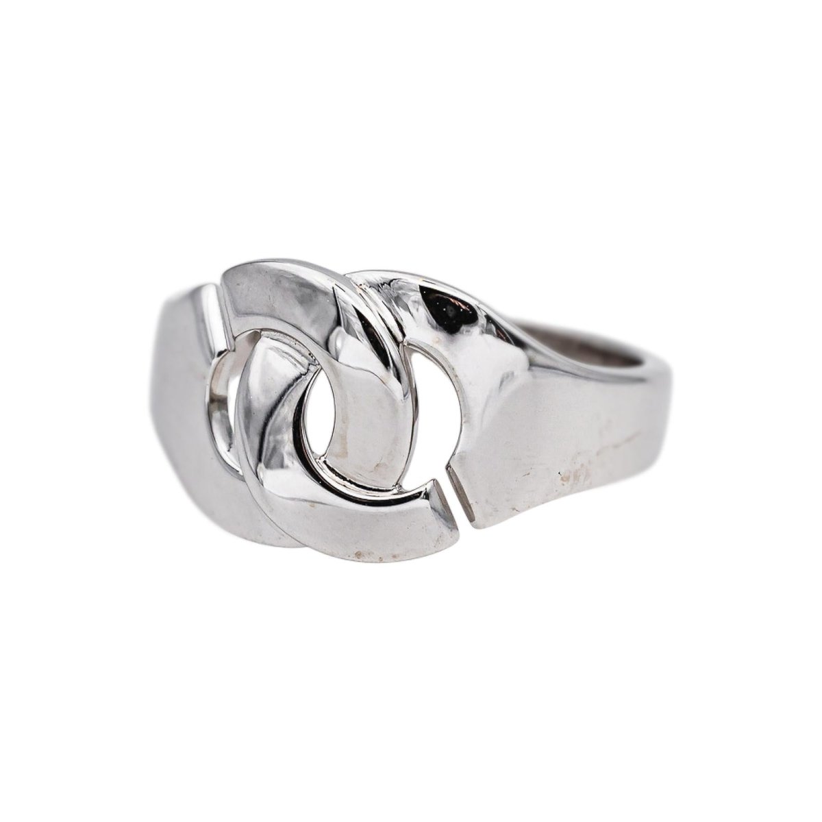 Bague DINH VAN "Menottes R12" en or blanc - Castafiore