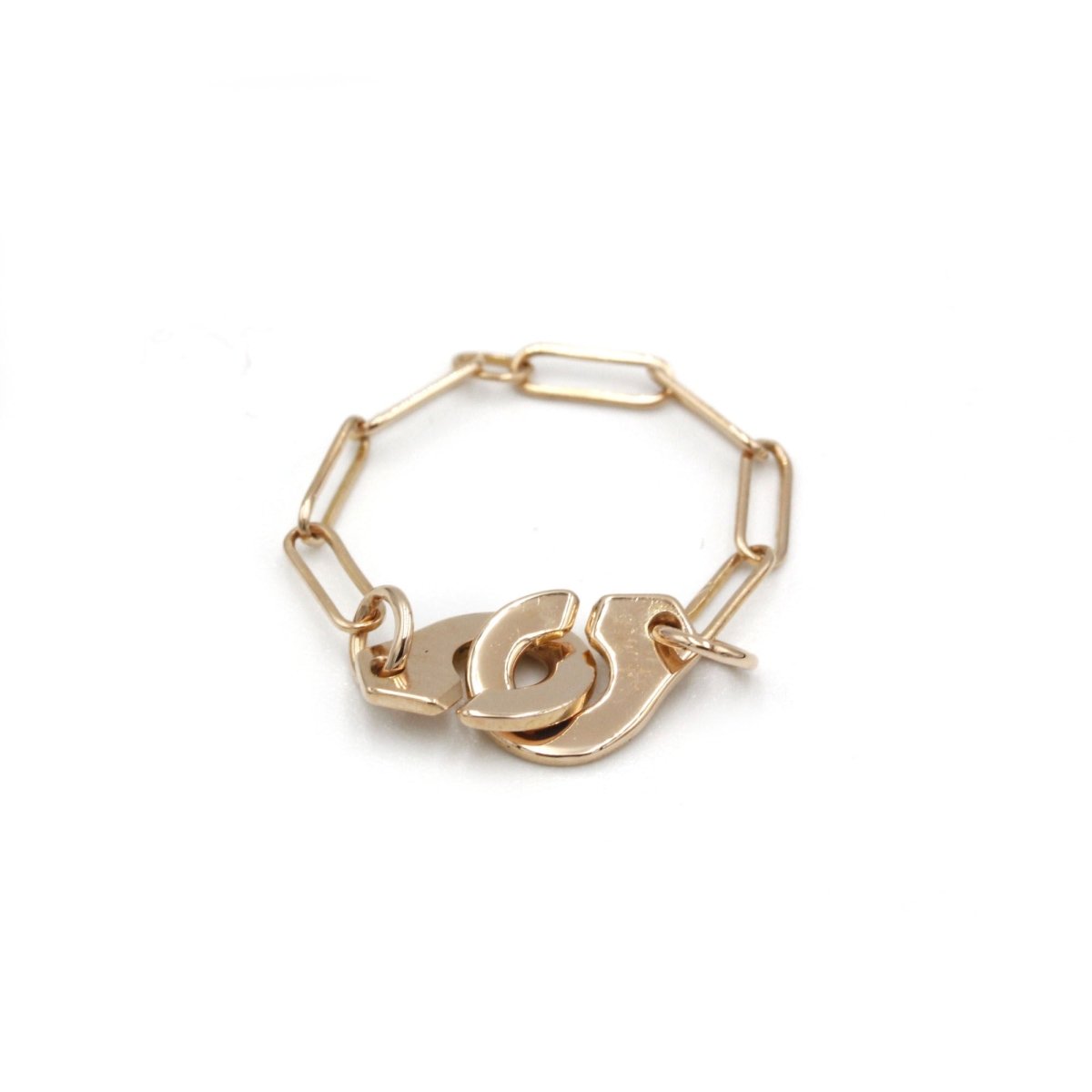 Bague DINH VAN "Menottes R7" en or rose - Castafiore