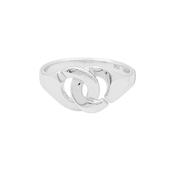 Bague DINH VAN "Menottes R8" en or blanc - Castafiore