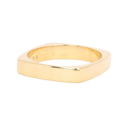 Bague DINH VAN Pierre Cardin carrée en or jaune - Castafiore