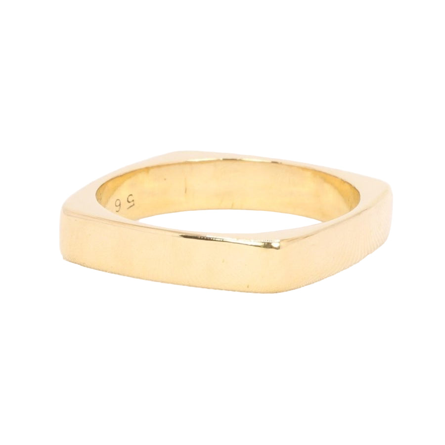 Bague DINH VAN Pierre Cardin carrée en or jaune - Castafiore