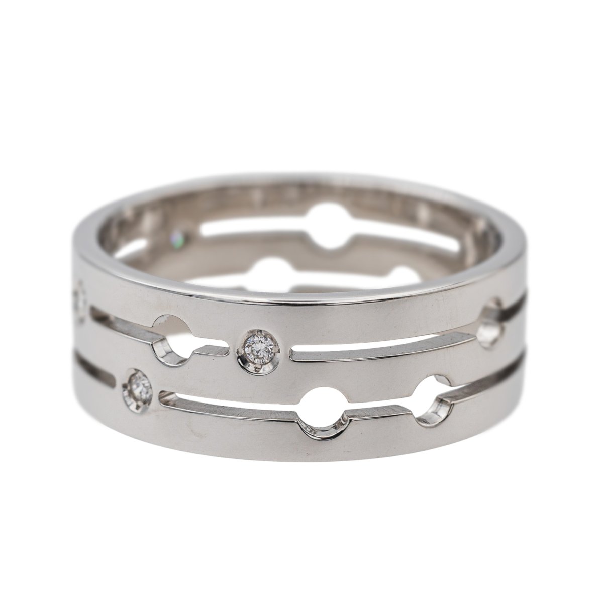 Bague Dinh Van Pulse Or blanc Diamant - Castafiore