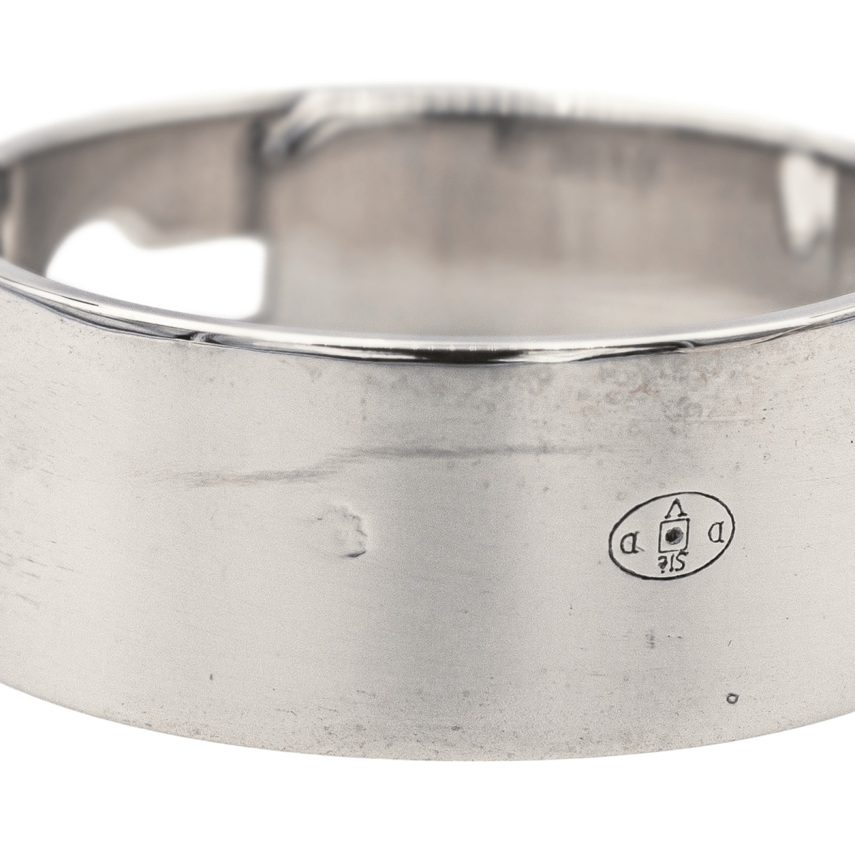 Bague DINH VAN "Serrure" en or blanc et diamant - Castafiore