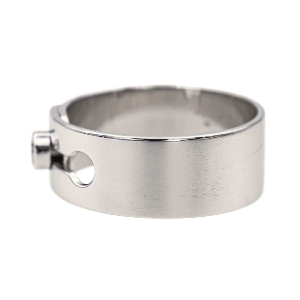 Bague DINH VAN "Serrure" en or blanc et diamant - Castafiore