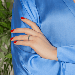 Bague DINH VAN "Seventies" en or blanc - Castafiore