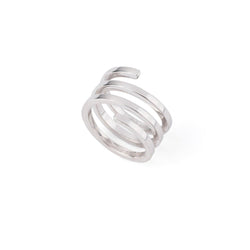 Bague DINH VAN "Spirale" en or blanc - Castafiore