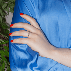 Bague DIOR "Bois de Rose" en or blanc - Castafiore