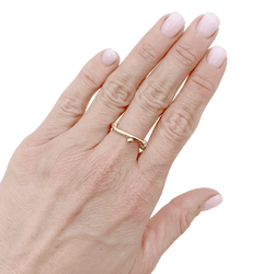 Bague DIOR "Bois de Rose" en or jaune - Castafiore