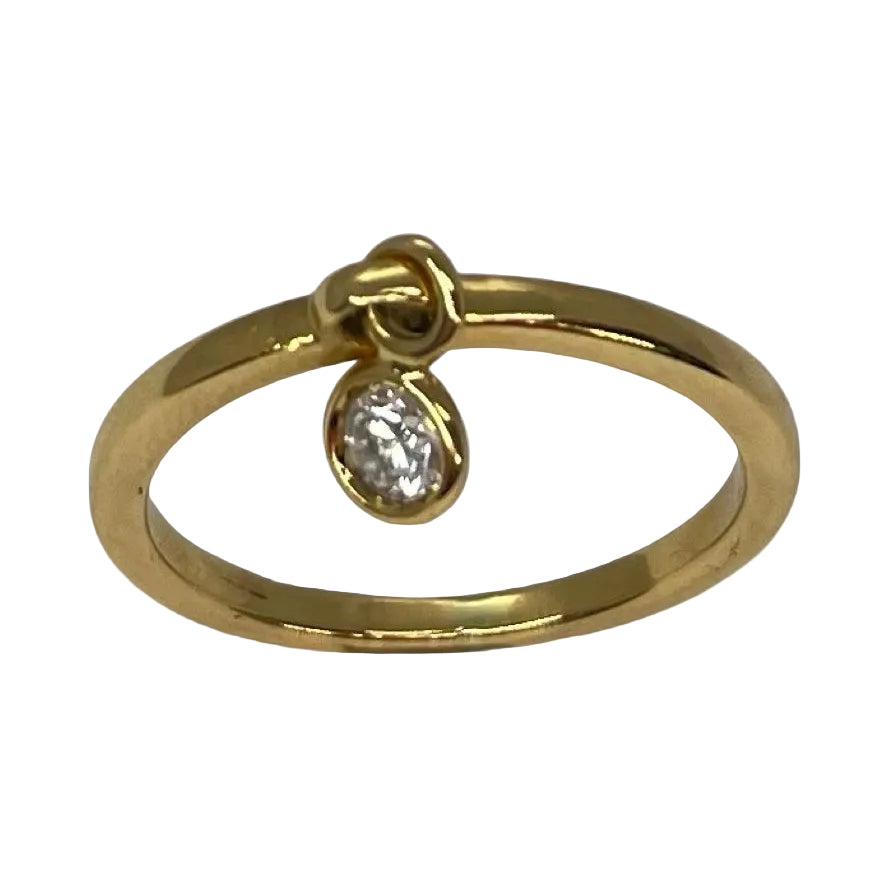 Bague DIOR Coquines en or jaune et diamant - Castafiore