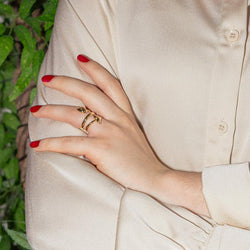 Bague DIOR "Diablotine" en or jaune - Castafiore