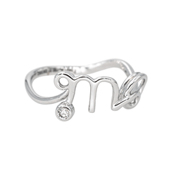 Bague DIOR "Dioramour" en or blanc et diamant - Castafiore