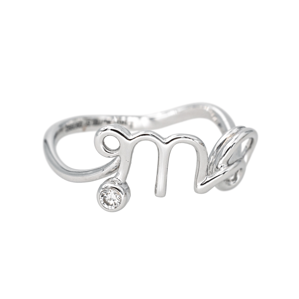 Bague DIOR "Dioramour" en or blanc et diamant - Castafiore