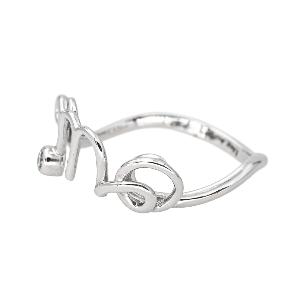 Bague DIOR "Dioramour" en or blanc et diamant - Castafiore