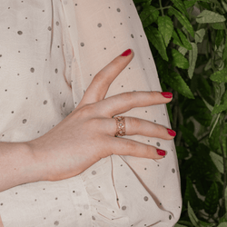 Bague DIOR "My Dior" en or jaune et diamants - Castafiore