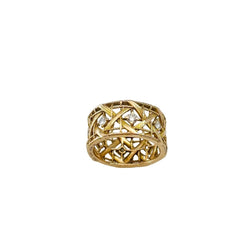 Bague Bandeau DIOR My Dior GM en or jaune et diamants