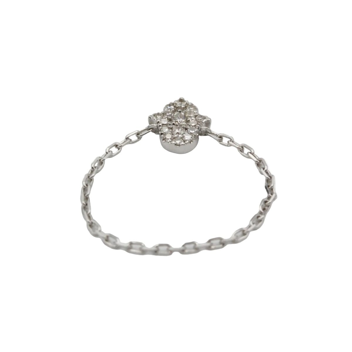 Bague DJULA "Magic Touch" en or blanc et diamants - Castafiore
