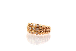 Bague d'occasion diamants en or 18k - Castafiore