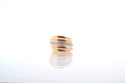 Bague d'occasion diamants en or rose et jaune 18k - Castafiore