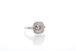 Bague d'occasion diamants en platine - Castafiore
