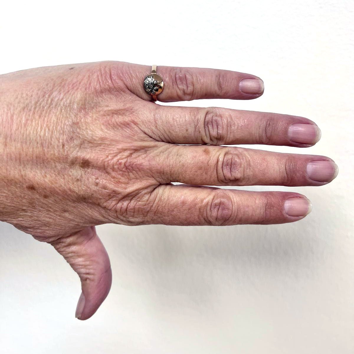 Bague DODO « Lune et Soleil » en or rose et diamants bruns - Castafiore