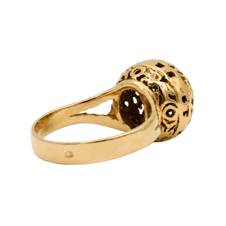 Bague Dôme ARTE ORFÉVRE en or jaune - Castafiore