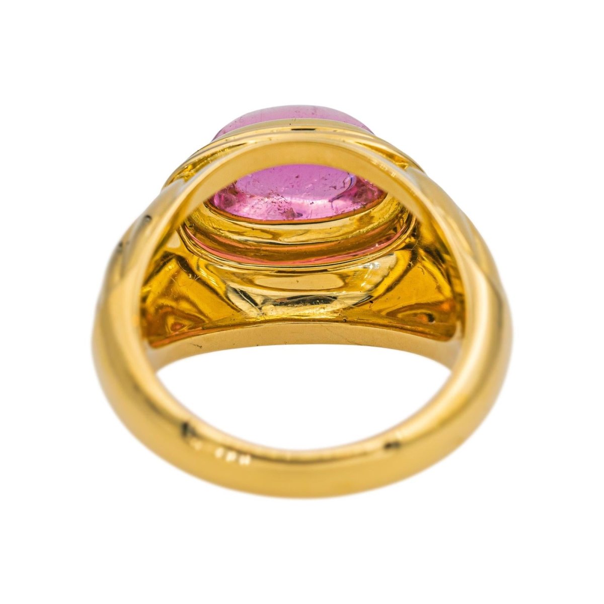 Bague Dôme BOUCHERON "Jaïpur" en or jaune et tourmaline - Castafiore