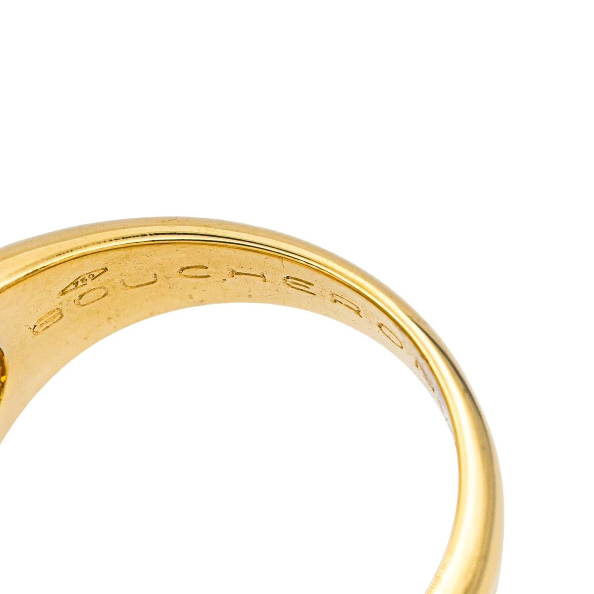 Bague Dôme BOUCHERON "Jaïpur" en or jaune et tourmaline - Castafiore