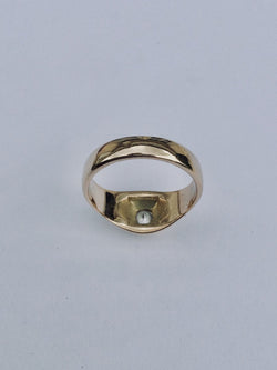 Bague Dôme Diamant En Or - Castafiore