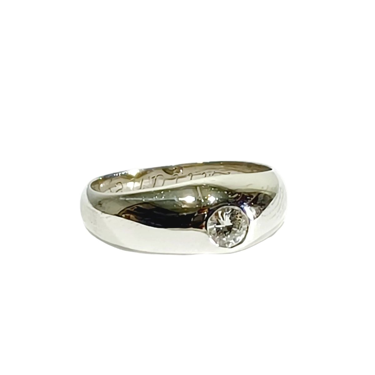 Bague Dôme en or blanc et diamant - Castafiore