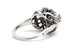 Bague Dôme en or blanc et diamants - Castafiore