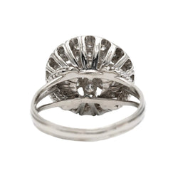 Bague Dôme en or blanc et diamants - Castafiore