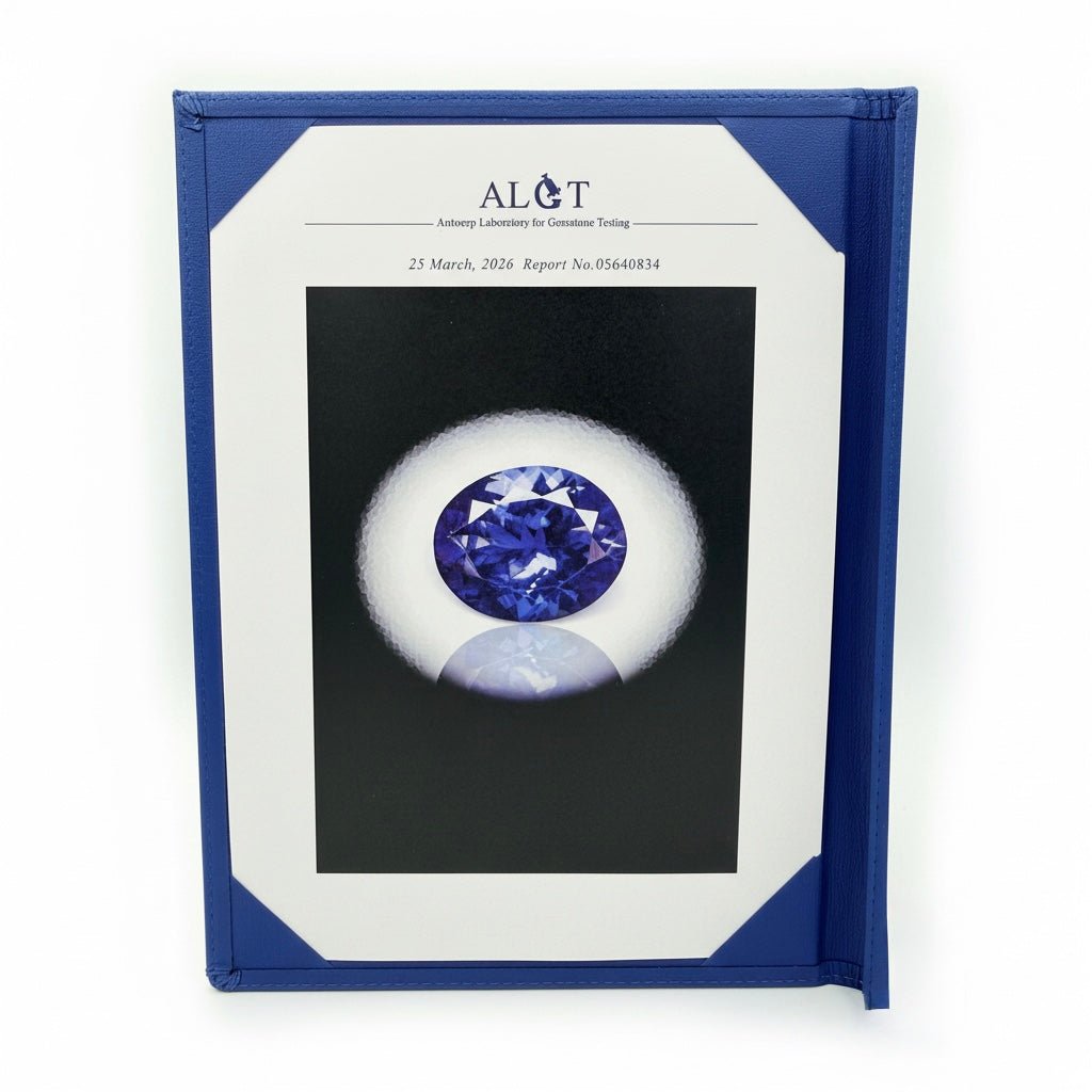 Bague Dôme en or blanc, tanzanite et diamants - Castafiore