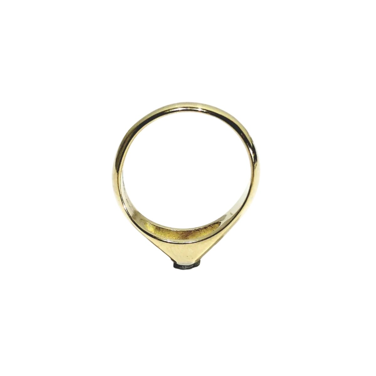 Bague Dôme en or jaune 18 carats et diamant - Castafiore