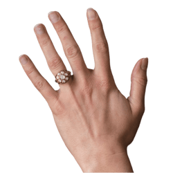 Bague Dôme en or jaune - Castafiore